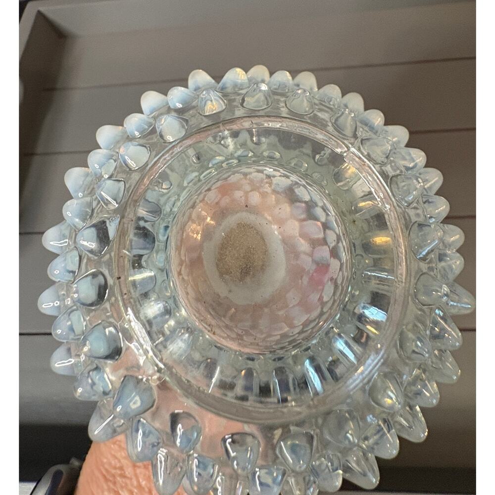 Fenton Art Glass Opalescent Hobnail Perfume Bottle - Picture 4 of 6
